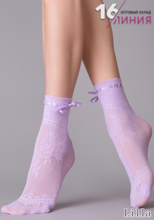 Minimi Rete Fiore н lilla