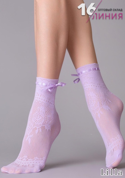 Minimi Rete Fiore н lilla