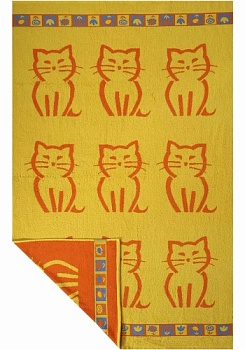 Ткань: Махра
Состав: 
Хлопок 100% 
Размер: 100х150
	Детское полотенце махровое пестротканое «Kitti» производится из 100% натурального сырья. Без сомнения, изделие станет незаменимым атрибутом на пляже или дома. Махровое полотно обладает прекрасн