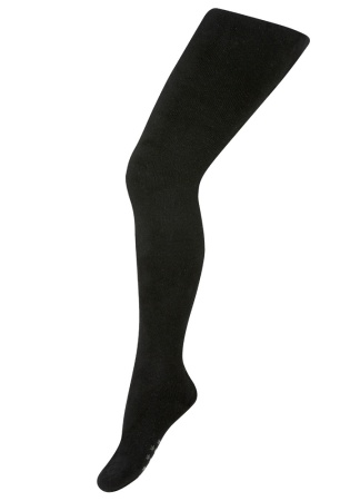 Состав:
Хлопок 76%, 
Полиамид 21%, 
Эластан 3%
	Однотонные колготки чёрного цвета без рисунка, внутри махра, отличного качества, сохраняют форму и внешний вид, прекрасно дополнят строгую школьную форму, так и повседневную одежду юной модницы. Нату
