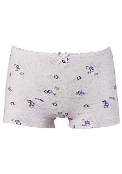 Состав:
Хлопок 97%
Эластан 3%
	Детсике трусы - шортики для девочек. 