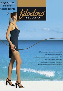 Состав: 
Полиамид 86%, 
Эластан 14%.
   Тончайшие чулки плотностью 8 ден. Мягкая резинка с узором шириной 6 сантиметров на силиконовой основе. Элегантные и удобные с невидимым носком.