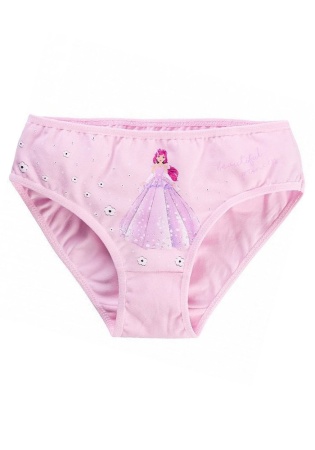 Состав:
Хлопок 95%
Эластан 5%
	Хлопковые трусы для девочек с декоративным рисунком 