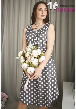 Состав:
Хлопок 100%
	Женское платье 