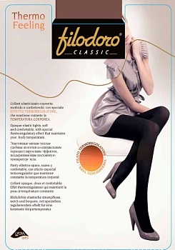 Состав:
Акрил 56%,
Вискоза 27%,
Полиамид 11%, 
Эластан 5%, 
Хлопок 1%
   Мягкие и теплые колготки c терморегулирующим эффектом, выполненные из акрила с лайкрой 3D, с широким комфортным поясом и х/б ластовицей.
