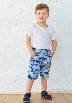 Состав:
Кулирка
Хлопок 100%
Детские камуфляжные шорты с карманами. 