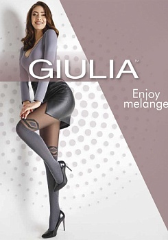 Состав:
Полиамид 66%
Полиэстер 19%
Эластан 12%
Полипропилен 3%
     Матовые фантазийные колготки с оплетенным эластаном, плотностью 60 ден, с ластовицей, широким поясом и усиленными плоскими швами. У модели тонкий верх, а снизу имитация непрозрач