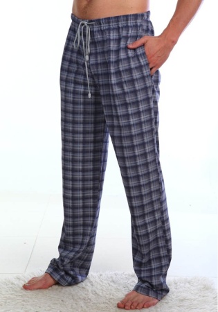 Состав: 
Кулирка 
Хлопок 100% 
	Легкие мужские брюки в клеточку, с завязкой на талии.