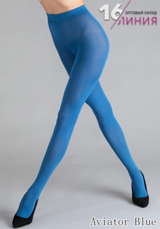 Omsa Velour 70 aviator blue