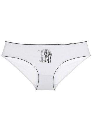 Состав:
Хлопок 95%
Эластан 5%
      Женские трусы-слипы, изготовлены из принтованного полотна.
Украшены рисунком и принтом 