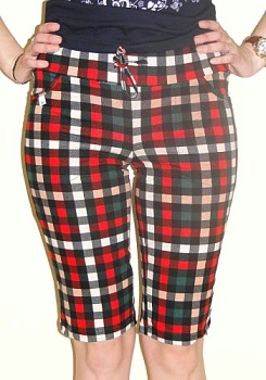 Состав:
Кулирка
Хлопок 100%
	Бриджи женские.
Обратите внимание: расцветка товара на сайте может отличаться от фактической расцветки. Оптовый склад оставляет за собой право поставить товар любого цвета, который имеется на данный момент.	