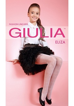 Состав:
Полиамид 90%
Эластан 10%
	Тонкие детские колготки с оплетенным эластаном, плотностью 20 ден, с усиленными шортиками и широким поясом, эффект тюля до бедра и тканый узор 