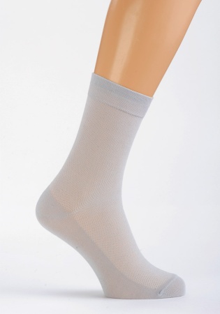 Состав: 
Хлопок 60%, 
Полиамид 40%
	Летние мужские носки с сетчатым переплетением.