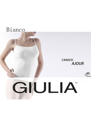 Состав:
Полиамид 93%
Эластан 7%
	Элегантная бесшовная майка на тонких бретелях, изящный узор 