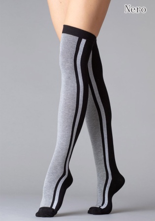 Состав:
Хлопок 76%
Полиамид 19%
Эластан 5%
     Хлопковые женские гольфины с комфортной резинкой 