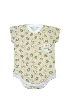 Состав:
Кулирка
Хлопок 100%
	Боди на кнопках, с коротким рукавом.