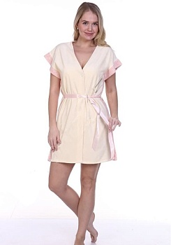 Состав: 
Велюр
Хлопок 80%
ПЭ 20%
	Халат женский на пуговицах.

Обратите внимание: расцветка товара на сайте может отличаться от фактической расцветки. Оптовый склад оставляет за собой право поставить товар любого цвета, который имеется на данн