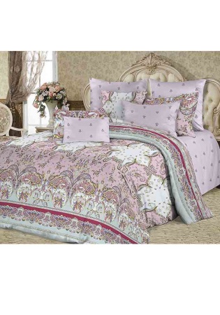 Ткань: Перкаль
Состав: Хлопок 100%
   Комплект постельного белья «Жемчужина востока» эксклюзивной коллекции 