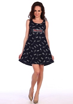 Состав: 
Кулирка
Хлопок 100%
	Женский сарафан из принтованного полотна. 

Обратите внимание: расцветка товара на сайте может отличаться от фактической расцветки. Оптовый склад оставляет за собой право поставить товар любого цвета, который имеет