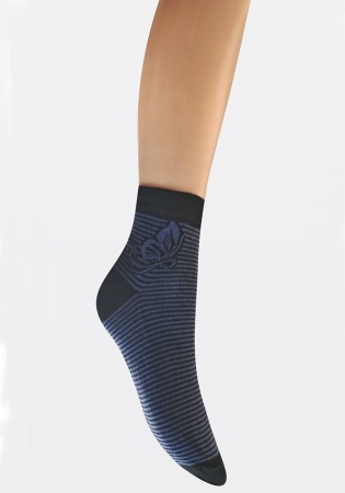 Состав:
Хлопок: 60%, 
Полиамид: 40%.
	Женские демисезонные носки эконом-сегмента. Комплект из 3-х пар.