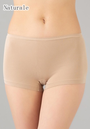 Состав:
Полиамид 90%
Эластан 7% 
Хлопок 3%
     Бесшовные трусики-шорты с х/б ластовицей, выполненные из мягкой микрофибры.