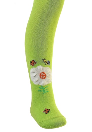 Состав: 
Хлопок-70%
ПА-28% 
Эластан-2%
	Детские колготки c 3D рисунком.