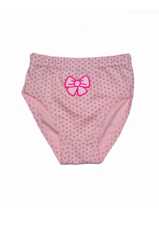Состав:
Рибана
Хлопок 100%
	Детские трусы для девочки с набивным рисунком и апликацией. 
