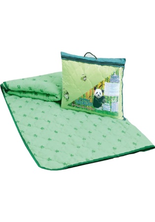 Чехол: 
Хлопкополиэфирная ткань.
Наполнитель: 
Бамбуковое волокно, 150г/кв.м.