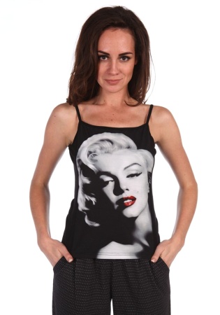 Состав: 
Перед:
Полиэстер 100%
Спина:
Вискоза 95%
Лайкра 5%
	Женский топ с рисунком. 

Обратите внимание: расцветка товара на сайте может отличаться от фактической расцветки. Оптовый склад оставляет за собой право поставить товар любого цв