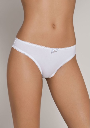 Состав: 
Хлопок 95%
Эластан 5%
     Слипы с декоративной резинкой по поясу и ножке, однотонные.