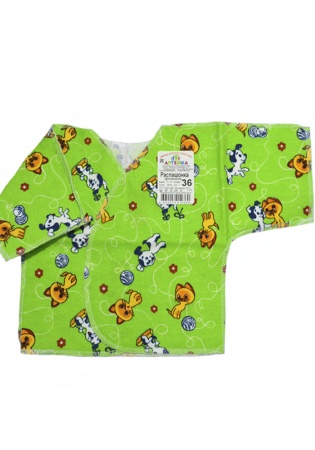 Состав:
Фланель
Хлопок 100%
	Распашонка для малыша.
