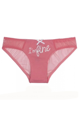 Состав:
Хлопок 95%,  
Эластан 5%
	Женские трусики.