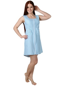 Состав:
Кулирное полотно 
Хлопок 100%
	Халат женский 