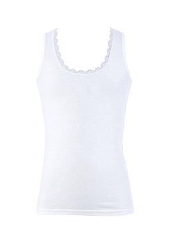 Состав:
Хлопок 100%
	Детская однотонная майка для девочки, 