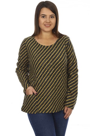 Состав:
ПЭ 80%
Вискоза 15%
Лайкра 5% 
       Кофта свободного кроя.С длинным  рукавом.

Обратите внимание: расцветка товара на сайте может отличаться от фактической расцветки. Оптовый склад оставляет за собой право поставить товар любого цвета