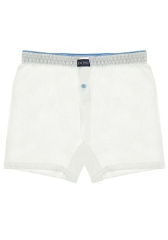 Состав:
Хлопок 100%
	Мужские трусы-боксеры белого цвета. 