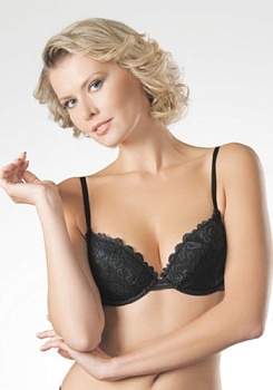 Состав:
Полиамид  55% 
Хлопок 30%
Эластан  15%
   Бюстгальтер-