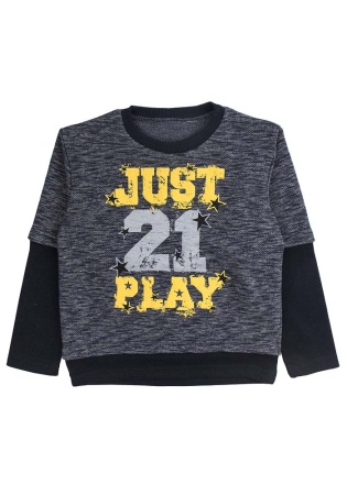 Состав:
Футер
Хлопок 100%
	Детский джемпер с апликацией 