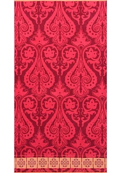 Ткань: Махра
Состав:
Хлопок 100%
Размер: 70х130
    Полотенце махровое пестротканое «Marsala» производится из 100% натурального сырья и обладает высокой впитывающей способностью. Стойкость окраски и специальная противоусадочная технология обеспе