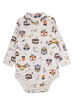 Состав:
Интерлок
Хлопок 100%
	Боди из хлопка интерлок утепленный с длинными рукавами и воротничком-стойкой с двумя кнопками для удобства одевания. Снизу три кнопки для переодевания подгузника.
