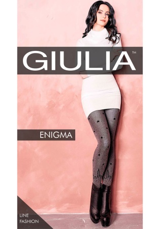 Состав:
Хлопок 61%
Полиамид 32%
Эластан 7%
	Теплые фантазийные колготки из 3D хлопка с оплетенным эластаном, плотностью 150 ден, с ластовицей, широким поясом и плоским швом. По всей ноге модели размещен контрастный тканый узор 