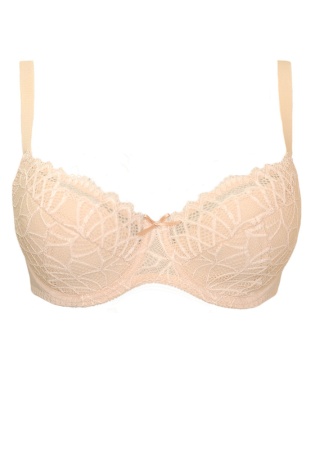 Состав:
Полиамид 60%
Хлопок 1030
Эластан 10%
   Бюстгальтер с формованной чашкой выполнен из эластичного кружева и эластичного полотна.