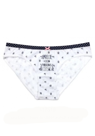 Состав:
Хлопок 95%,  
Эластан 5%
	Женские трусики.