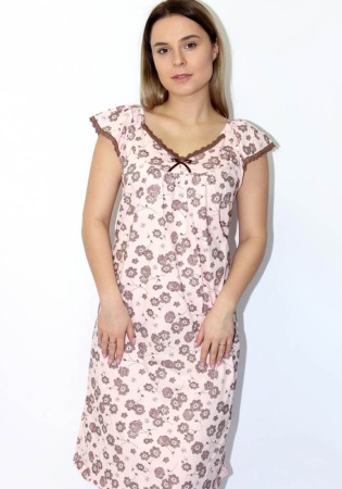 Состав: 
Хлопок 100% 
	Сорочка женская. 

Обратите внимание: расцветка товара на сайте может отличаться от фактической расцветки. Оптовый склад оставляет за собой право поставить товар любого цвета, который имеется на данный момент.	