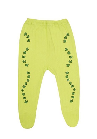 Состав:
Интерлок
Хлопок 100%
	Ползунки на резинке с аппликацией.