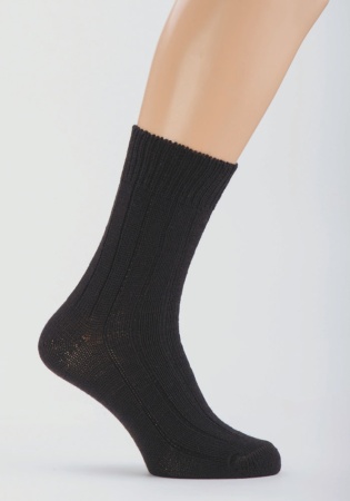 Состав: 
Шерсть 38%, 
Нитрон 38%, 
Полиамид 24%
	Зимние носки из полушерсти.