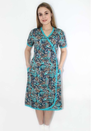 Состав:
Хлопок 100%
	Халат женский.