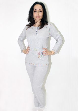 Состав:
Интерлок пенье
Хлопок: 100%.
	Комплект женский.