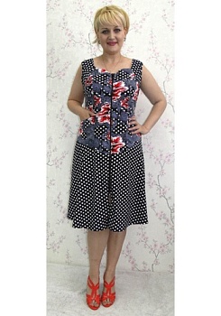 Состав: 
Кулирка
Хлопок 100% 
	Женский сарафан 