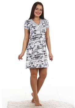 Состав:
Хлопок 1000%
	Туника женская с коротким рукавом, с V-образным вырезом, с контрастной отделкой и декоративной отстрочкой по рукаву и горловине.